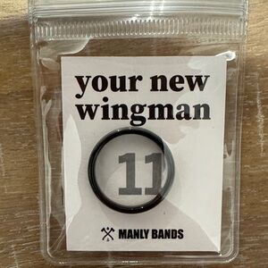 Mens Wedding Band - Tungsten - Size 11